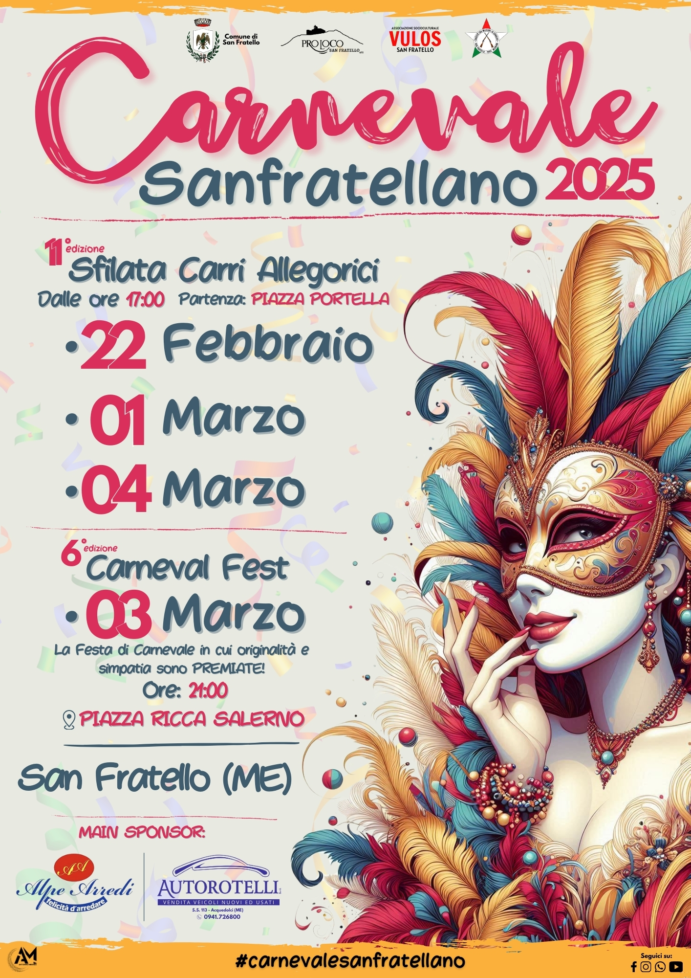 locandina di carnevale