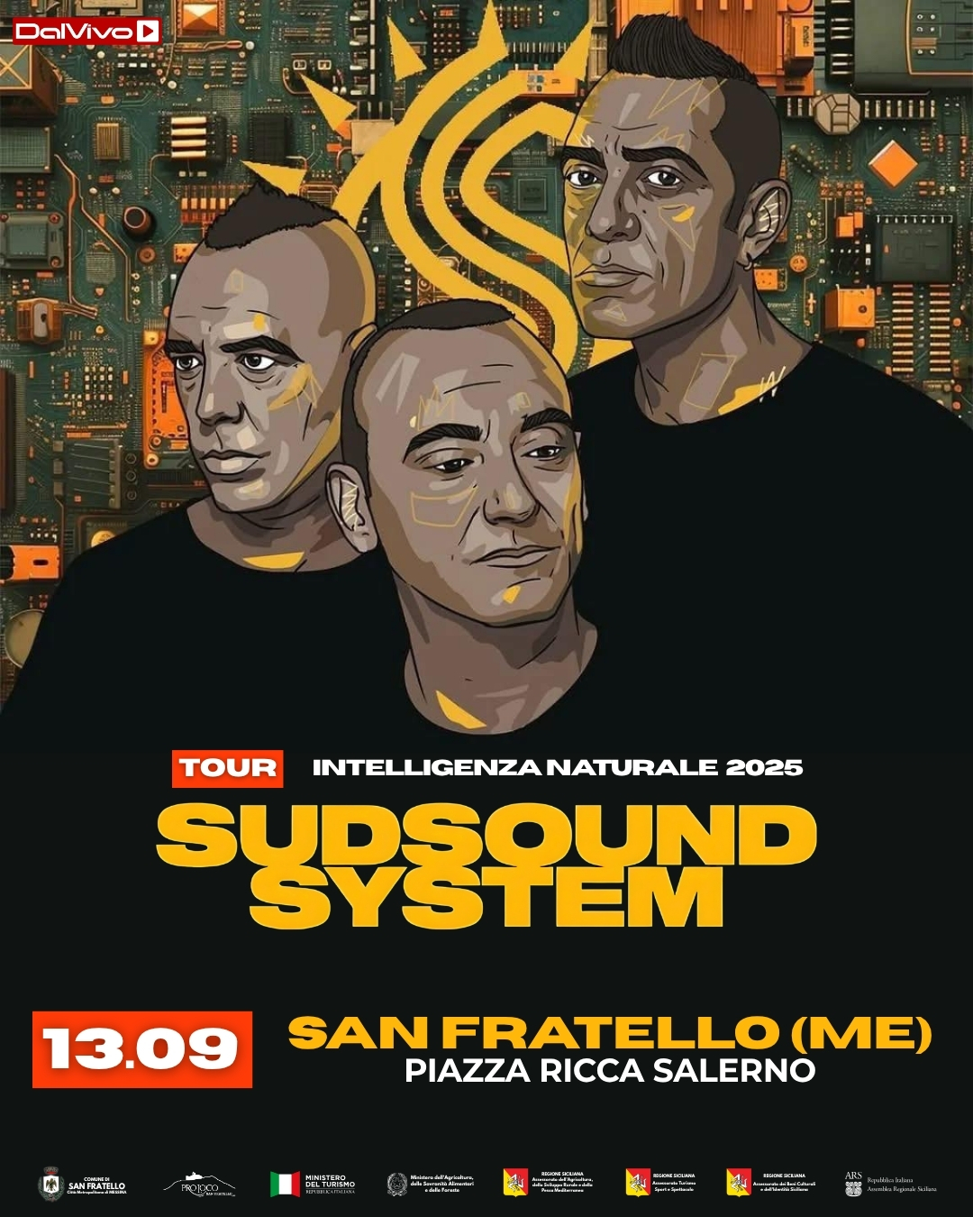 Sud Sound System a San Fratello (ME), band salentina