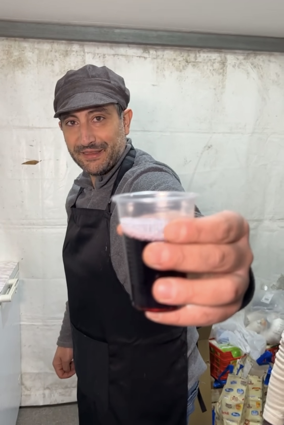 Un bicchiere di vino